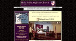 Desktop Screenshot of holyspiritanglicanhatfield.org